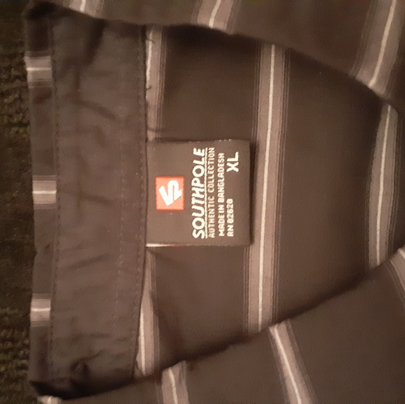 Men's Bl/Gray/Wht Shirt - Picture 4 of 10